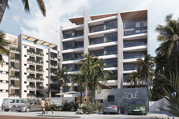 Rénder de desarrollo habitacional ZOLÉ
