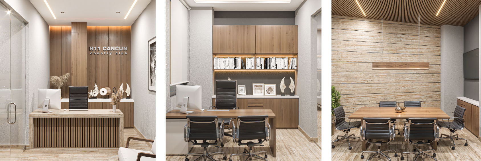 Oficina ejecutiva en H11 con vista al campo de golf El Tinto