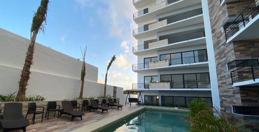 GEMA desarrollo - Conjunto mixto de departamentos desarrollos y locales comerciales desarrollados por AICME, Invierte en Riviera Maya